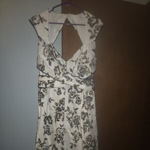 Elegant Floral Print Dress